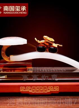 正品事事如意柿摆子件客厅公乔室装饰高档招财开业礼物迁新办居礼