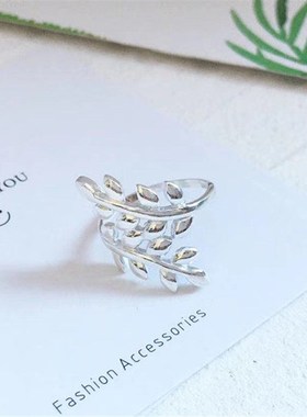 女戒纯银戒指女时尚个性小指尾戒情侣食指耶诞节礼物送女友