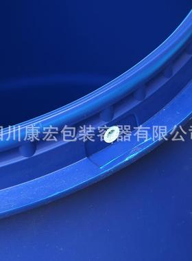 云南大理直销125L开口桶蓝色圆桶化工油脂涂料桶