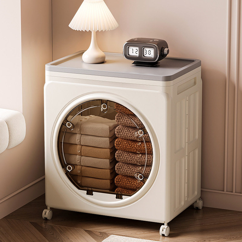 三开门大容量玩具整理箱家用换季棉被折叠收纳箱储物柜折叠床头柜,淘宝优惠券,粉丝福利购,淘宝优惠卷