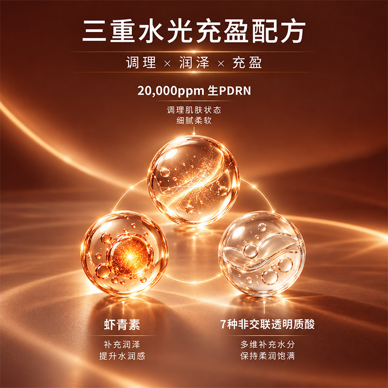 【新品国内现货首发 】Yunth PDRN次抛精华保湿修护屏障维稳肌肤 新品国内实拍商品图