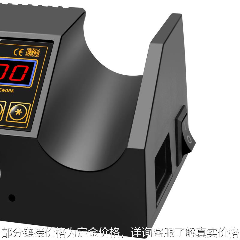 热风枪拆焊台110V 220V 700W双数显二合一可控温电烙铁焊台8898 - 图2