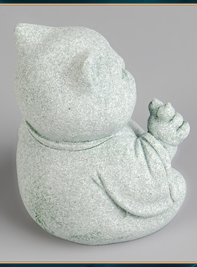 装饰猫可爱茶室造景宠鱼缸招财创意开心福猫治茶桌面系摆件茶桌癒