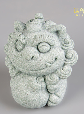 茶宠装饰招财青精品风狮爷可养砂石摆设造景摆件装饰鱼缸