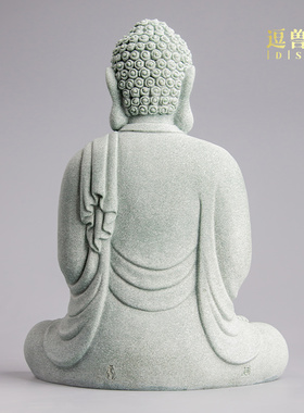 桌面送礼中式无畏装饰菩萨居家如来国潮盘坐摆件办公室