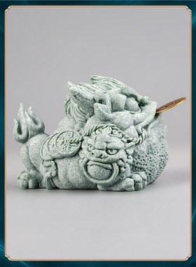 招财客厅金蟾桌面茶台造景青茶宠微景观家居鱼缸装饰摆件龙龟砂石