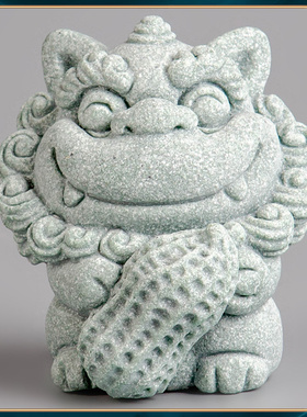 线香香熏家用办公桌座面创意香炉装饰品室内青砂石摆件