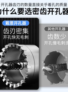 超硬金属开孔器不锈钢专用打孔钻头钢板铁皮铝合金多齿开孔器大全