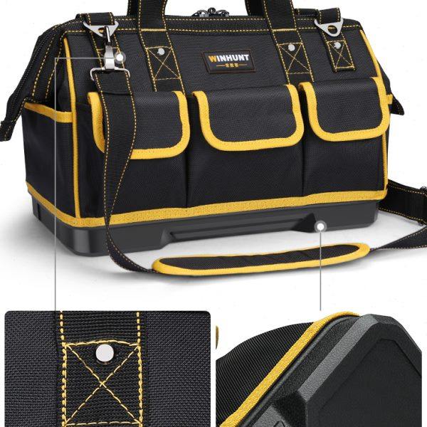 Multifunctional hand tool bag sturdy and durable electrician special canvas thickened tool bag repair hardware storage bag