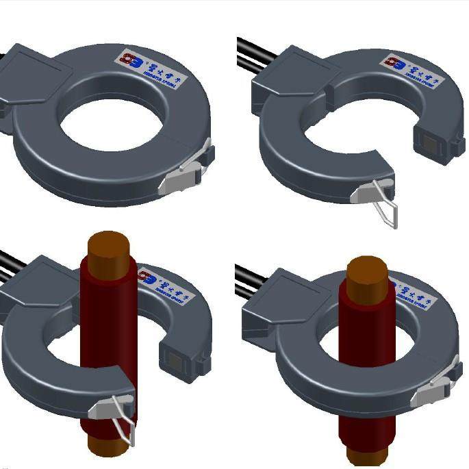 开合式电流互感器圆形开口互感器XH-SCT-T70100~1000A/5A1A - 图1