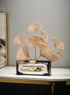 艺术工艺品高级档轻奢办公室装饰品家里样板房间书架酒柜玄关摆件