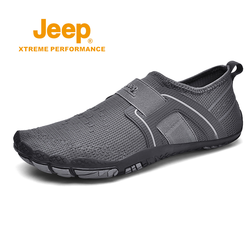 jeep男鞋夏季新款户外鞋涉水速干溯溪鞋子男士防滑徒步登山运动鞋-图0