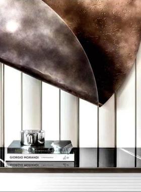 现代外文款可翻阅黑白灰装饰真书软装饰品书售楼处样板房酒店摆件