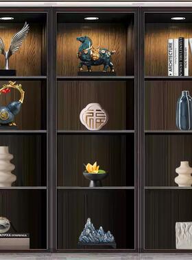 新中式领导高档大气上档次办公室摆件茶室书房博古架装饰品工艺品