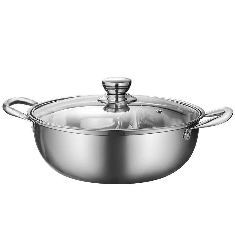 304不锈钢火锅 家用多用汤锅 大容量电磁炉锅加厚鸳鸯锅清汤锅,淘宝优惠券,粉丝福利购,淘宝优惠卷