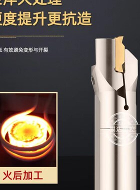 端面槽刀 内孔端面切槽刀杆MAH325加大切深圆柄 平面圆弧数控车刀