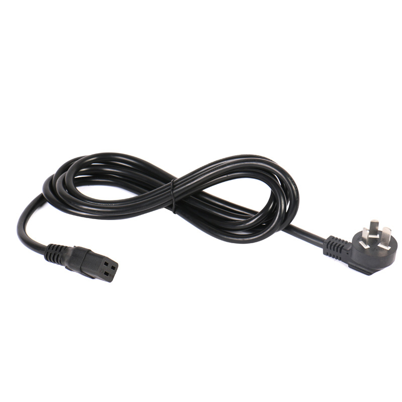 国标16A插头转C19电源线UPS/PDU16A服务器1.5/R2.5平大功率电源线 - 图0