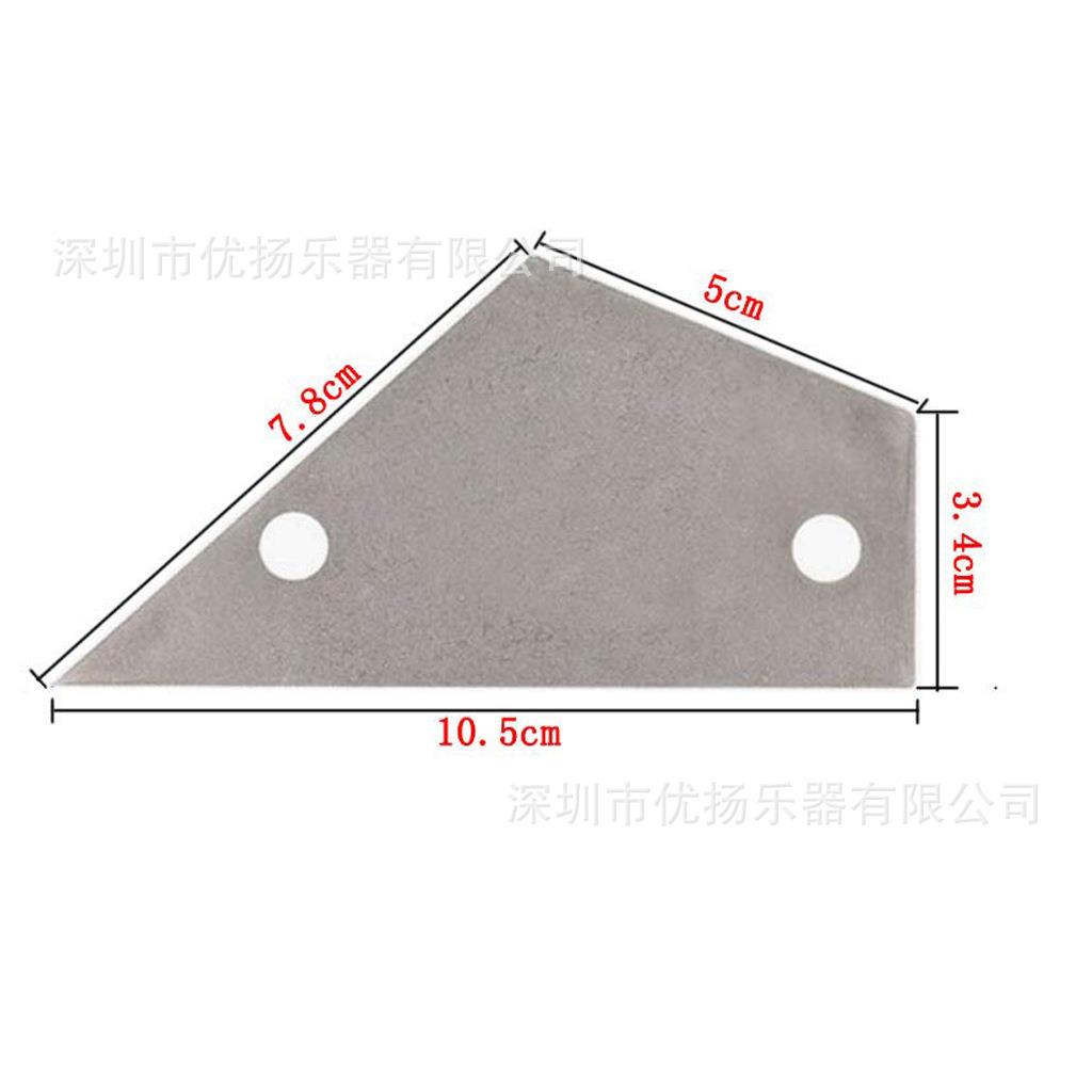 琴师工具 吉他工具 维修护理 指板品丝打磨 三角尺锉刀垫片打磨石 - 图1