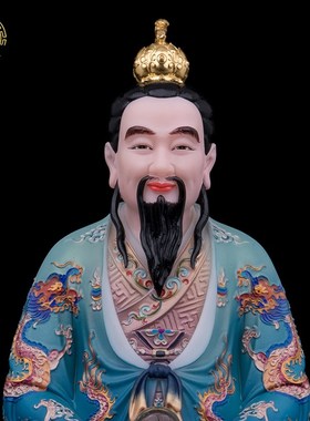 带骑三清神像帝一k汉白玉骑牛太上老君元始天尊灵宝天尊祖师爷摆