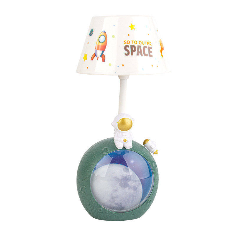 太空人台灯创意摆件桌面星球小夜灯学生学习阅读灯护眼儿童床头灯,淘宝优惠券,粉丝福利购,淘宝优惠卷