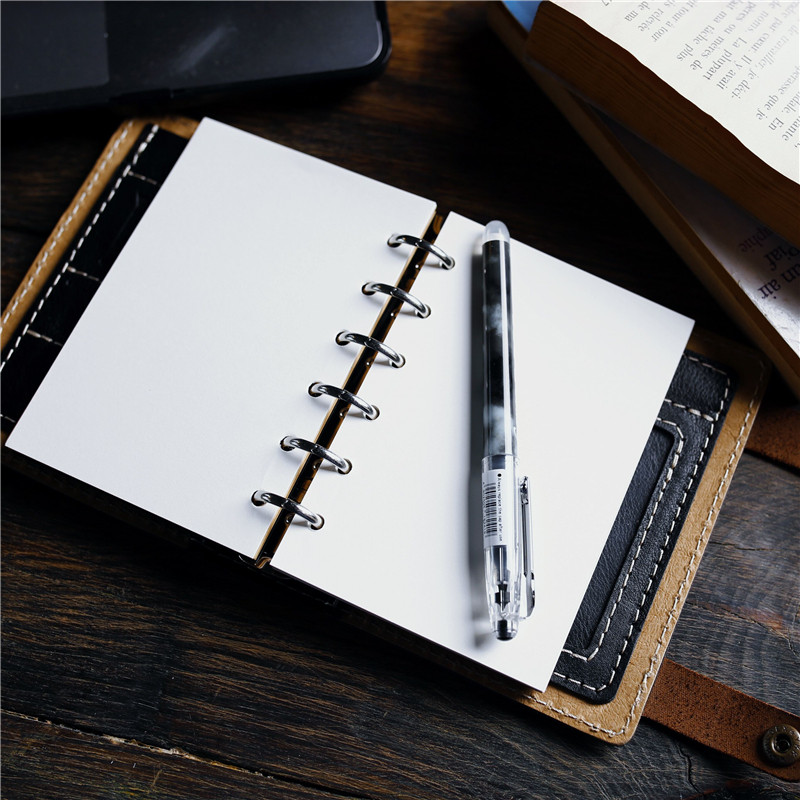 活页夹笔记本子真皮手工复古简约A7记事本旅行绘画多功能A5手账本,淘宝优惠券,粉丝福利购,淘宝优惠卷