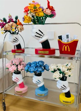 奶油风米奇头存钱罐摆件玄关乔迁新居酒柜咖啡机儿童房装饰礼物