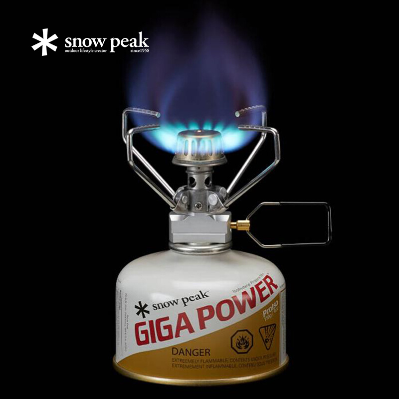 日本雪峰SnowPeak户外炉头超轻便携炉头营地GigaPower GS-100AR2 - 图0