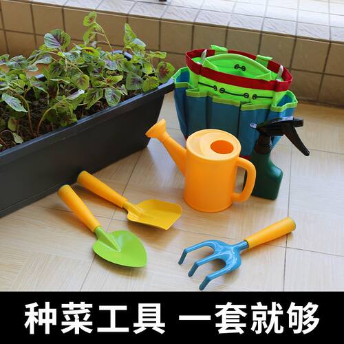 家庭阳台小学生幼儿园蔬菜种植挖土家用园艺配套种菜工具 - 图1
