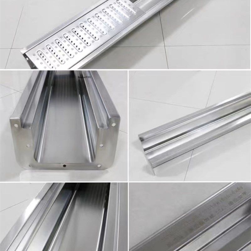 304不锈钢成品排水沟U型槽排水槽地沟I厨房下水道沟槽X水槽盖板水,淘宝优惠券,粉丝福利购,淘宝优惠卷