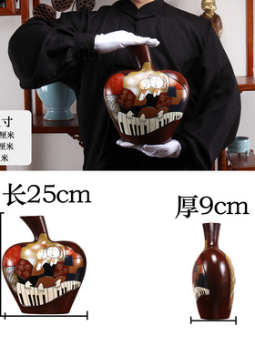 云南丽江民族风特色旅游纪念品工艺品红酒柜玄关摆件彩陶艺装饰品