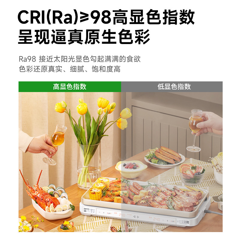 倍光明全光谱护眼餐厅吊灯现代简约长条吧台灯极简防蓝光书房灯,淘宝优惠券,粉丝福利购,淘宝优惠卷