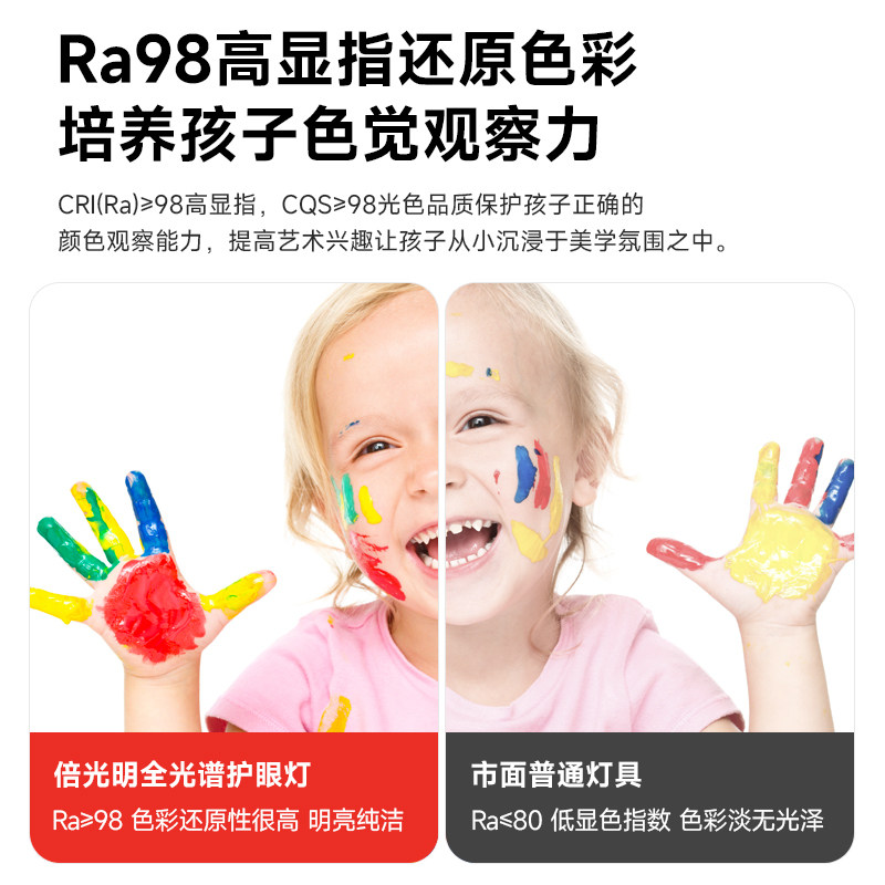 倍光明理想光灯具奶油风全光谱护眼客厅吸顶灯现代简约大厅小白灯,淘宝优惠券,粉丝福利购,淘宝优惠卷