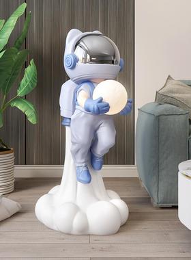 宇航员大型落地摆件客厅电视柜沙发旁家居饰品太空人乔迁新居礼物