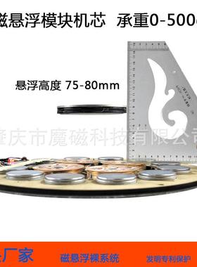 大号磁悬浮裸系统模块承重0-500悬浮距离75-80磁浮模块机芯