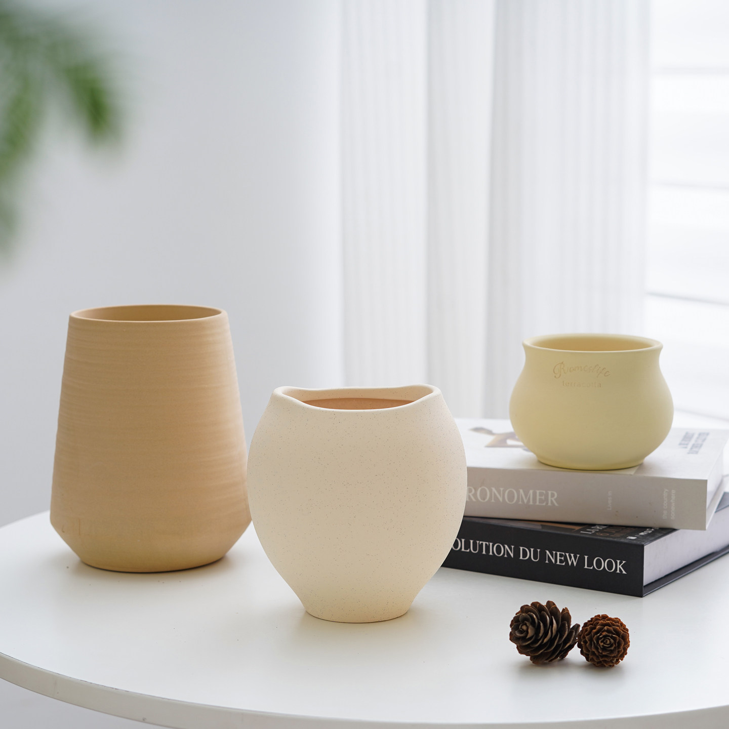 创意土培植物花瓶容器客厅办公室内工位桌面玻璃陶瓷器皿花盆摆件,淘宝优惠券,粉丝福利购,淘宝优惠卷