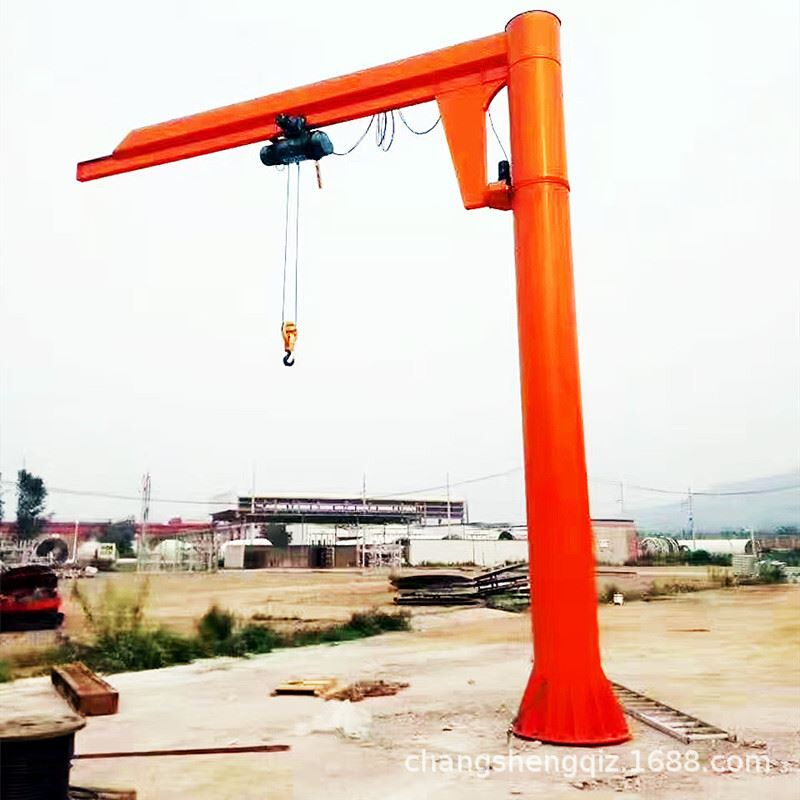 悬臂吊起重机1t2t吨小型旋臂吊机电动遥控独臂吊立柱式单臂吊5吨 - 图0