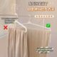 Retractable clothes rack bath towel rack household clothes hanging artifact markless anti-slip duvet cover bed sheet balcony quilt sheet length