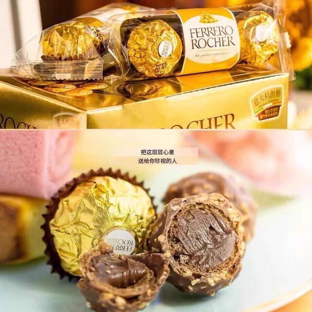 Ferrero chocolate hazelnut wafer 3 pieces wedding candy candy New Year's Day gift official flagship store same style