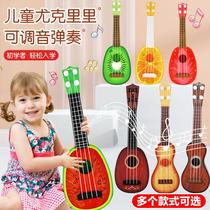 Children emulated instrument Yukory gift mini guitar can play early-teach Enlightenment music toy