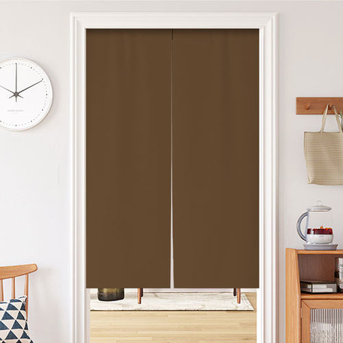 定制纯色门帘隔断帘卧室卫生间遮挡帘厨房厕所挂帘洗手间半截布帘 - 图0