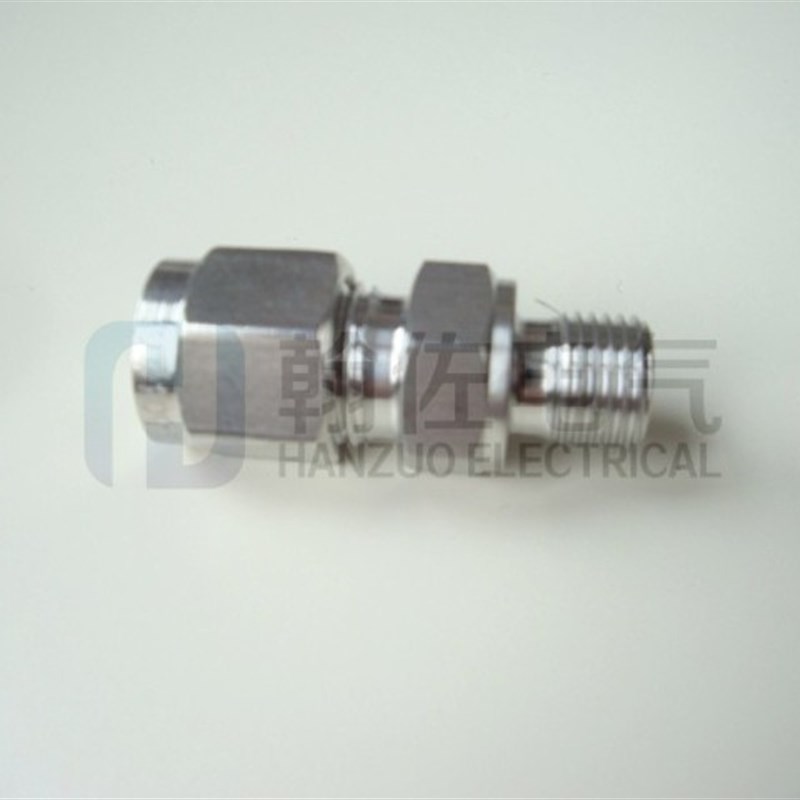 不锈钢304直通终端 M10x1气体流体卡套接头 仪表细牙外螺纹连接 - 图0