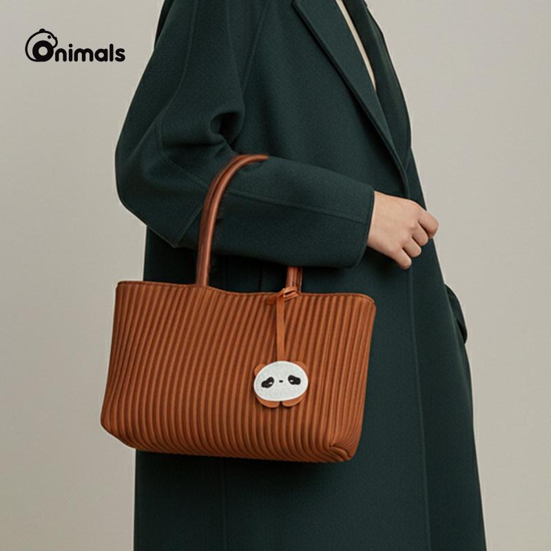 onimals空气感菜篮子包女2025新款通勤小拎包单肩手提水桶包,淘宝优惠券,粉丝福利购,淘宝优惠卷