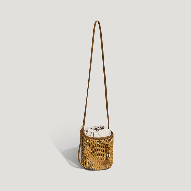 Adidas Clover CROCHET CBD Pastoral Style Casual Shoulder Bag Women's Small Tote Bag LE9845