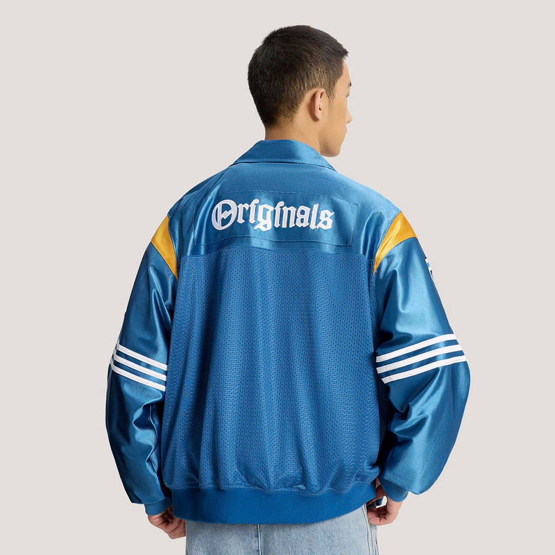 Adidas Adidas clover fashionable jacket baseball uniform for men and women loose early spring thin coat KS2892