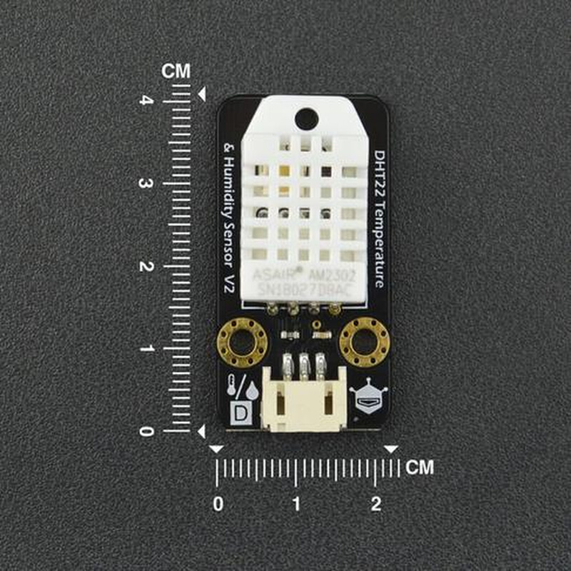 DFRobot DHT22数字温湿度传感器模块空气温度湿度检测工业级精度-图1