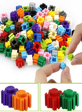 品兴串联积木 005 益智玩具 小颗粒串连积木1500颗粒DIY含底板