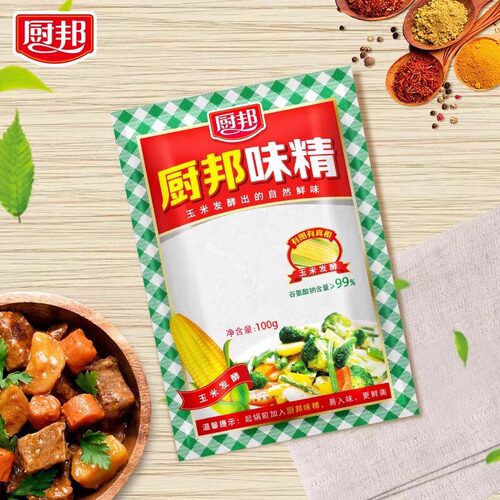 厨邦味精100g小袋无添加家用厨房炒菜火锅煲汤增味调味提鲜调味料 - 图1