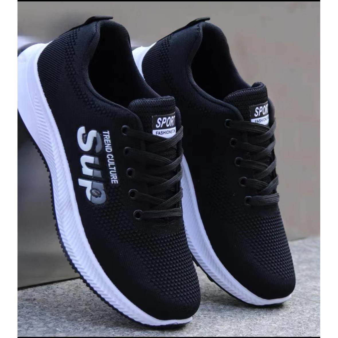 潮牌男鞋子夏季2025新款透气防臭飞织跑步运动鞋软底休闲耐磨网鞋,淘宝优惠券,粉丝福利购,淘宝优惠卷