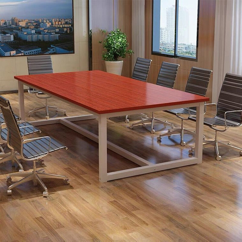 客厅大长书桌长桌简约现代工作台长条桌会议室桌椅组合办公大桌