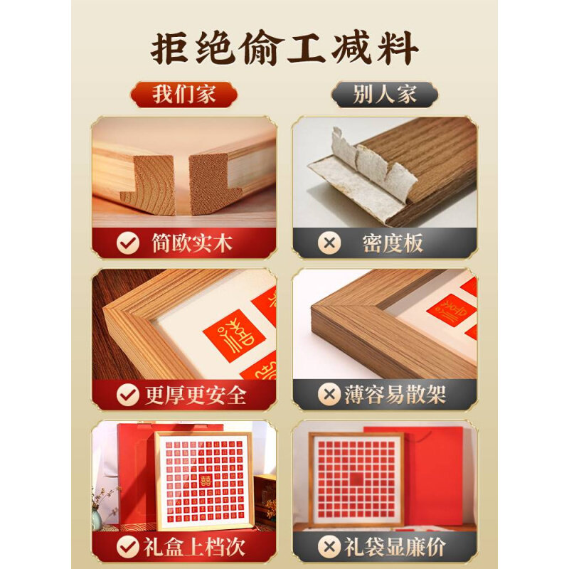 送闺密结婚礼物diy姐姐妹妹结婚送什么礼数字油画百喜图手工囍字